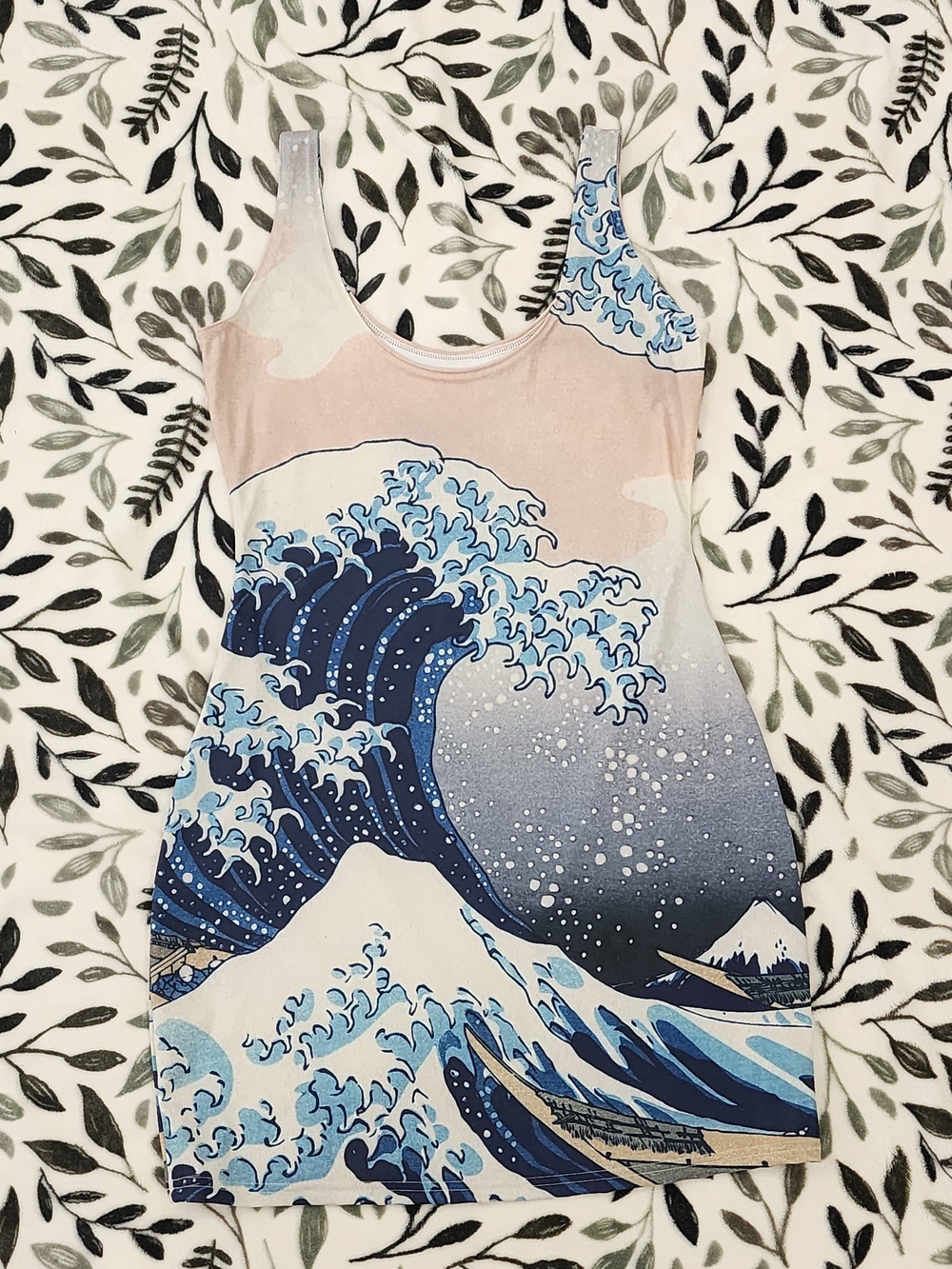 BLACKMILK Great Wave Bodycon Dress Large
